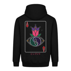 Ace Of Hearts Heavyweight Hoodie - Black