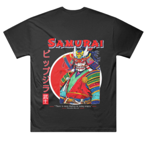 Samurai Classic Oversized Tee - Black