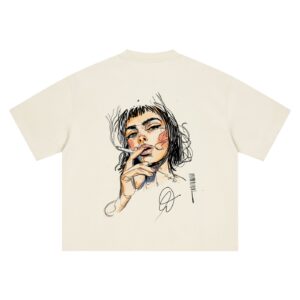 Smoke Boxy Oversized T-Shirt