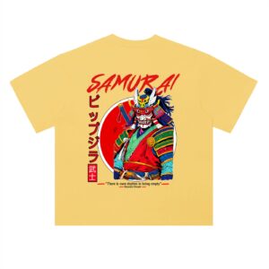 Samurai Heavyweight Drop Shoulder Cotton T-Shirt